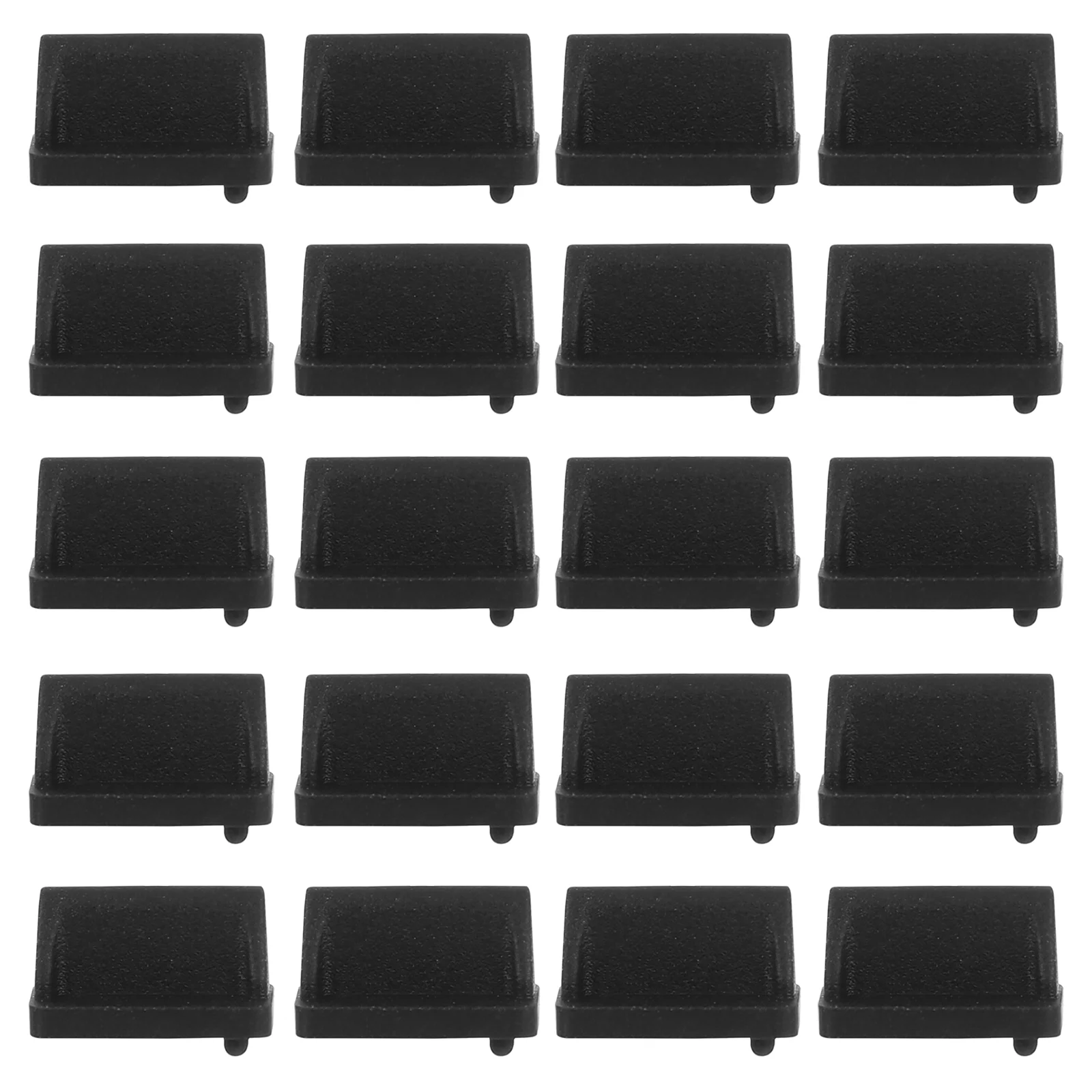 

20 PCS Dust Plug Port Stopper Computer Cover Accessory Television USB Abs Anti-dust