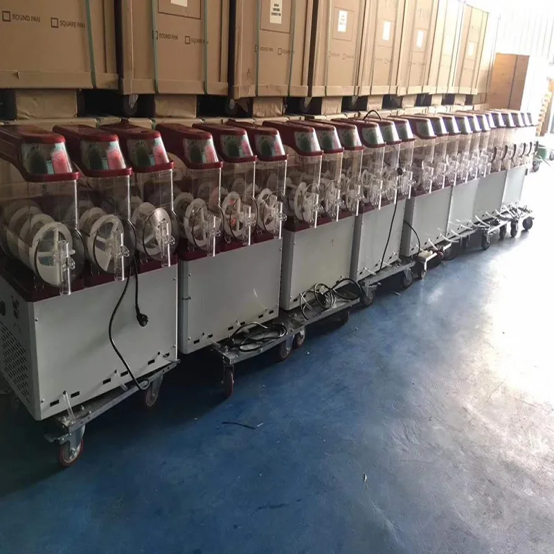Double-cylinder Snow Melting Machine Commercial Cold Drink Slush Machine Snow Grain Machine