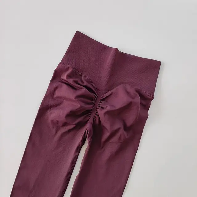 Leggings de yoga taille haute pour femmes, sans couture, effet push-up, pour le sport, le fitness, la course à pied, rehaussement des hanches, très élastiques, pour la gym