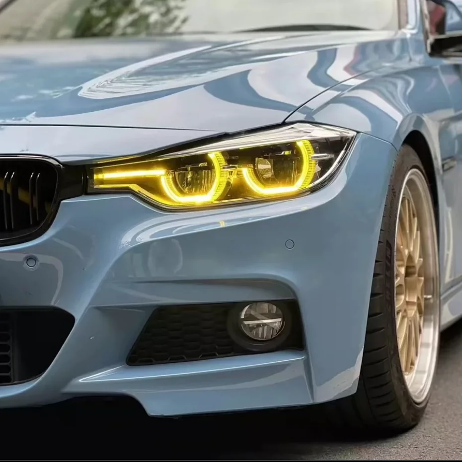 マルチカラーLEDデイタイムヘッドライト,BMW用アダプティブヘッド