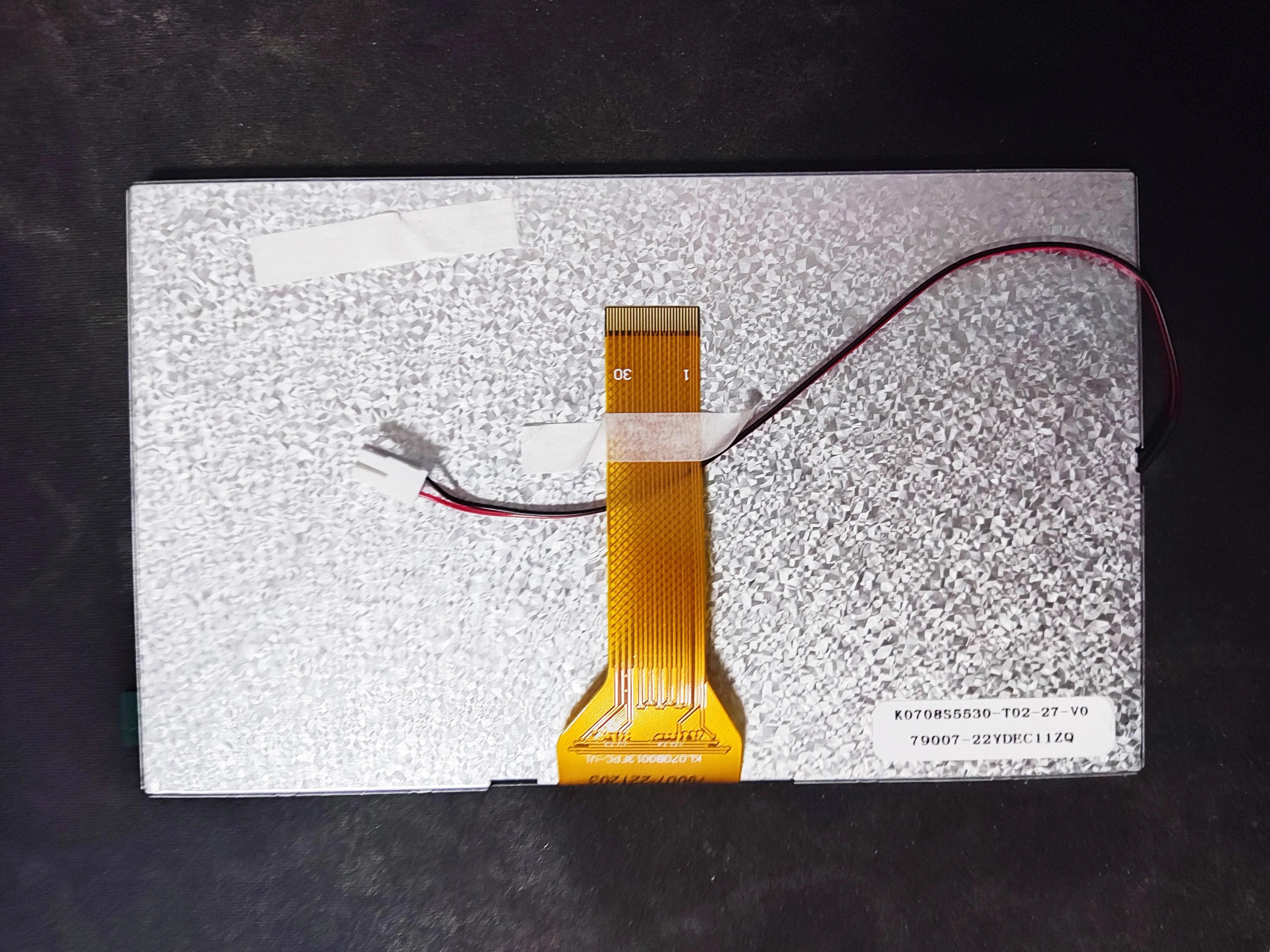 Tela Lcd de Polegadas 30pin Wd070gxm30ae-m5 Boe-lx65c105530p K0708s5530 Kl07b0013fpc-v1 K0701s5527 165x100 mm 1024x600 164x 99 mm - Imagem 5