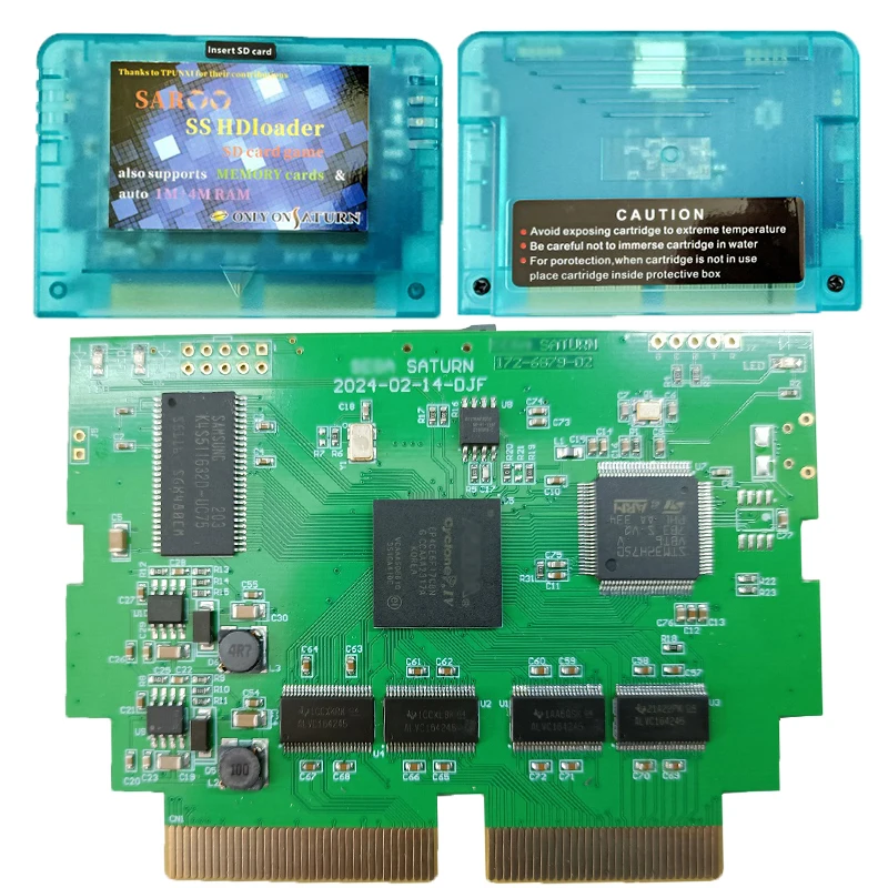 セガサターン SAROO バージョン1.35 SDカード付き ディスクレス セガサターン SAROO バージョン1.35 SDカード付き ディスクレス