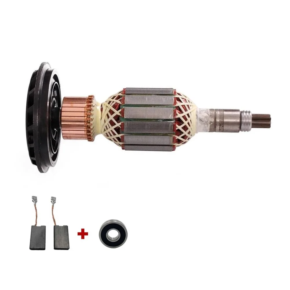 

Carbon Brush Rotor Anchor Long Service Life With Bearing With Carbon Brush Gray Fine Workmanship Sturdy High Quality