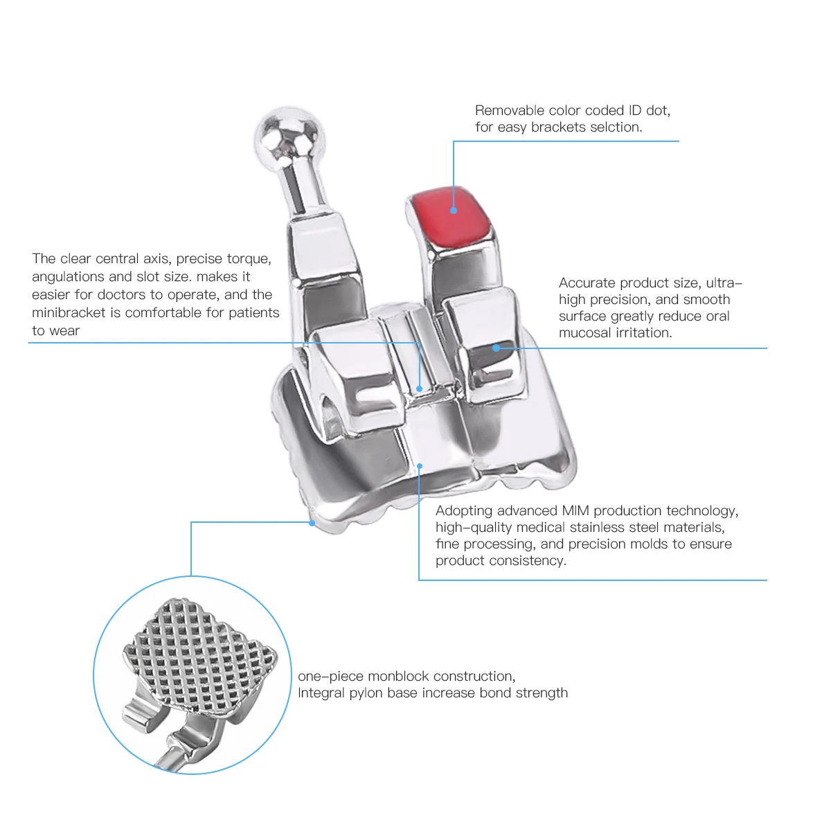 Рисунок 3 - Стоматологические Ортодонтические Скобы JOYDENTAL