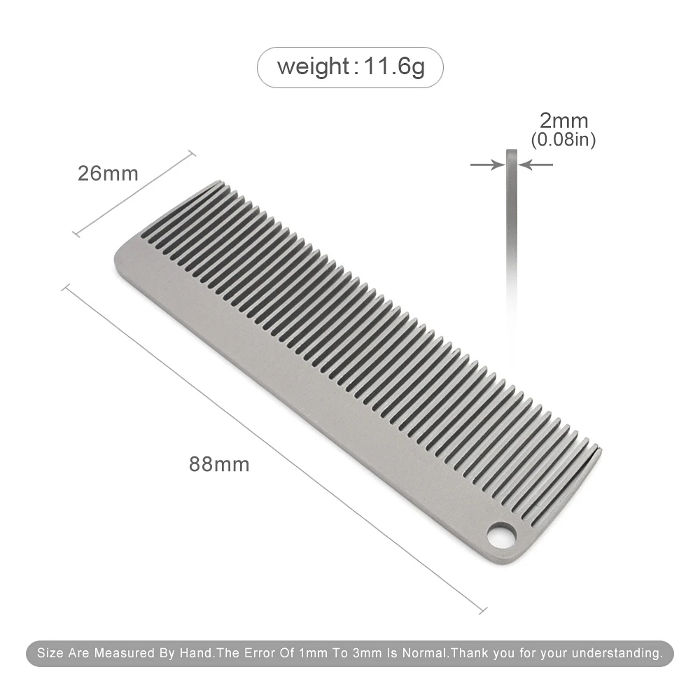 Titanium Pocket Comb 5