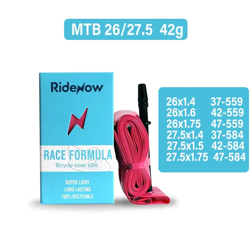 RideNow Ultralight TPU Bicycle Inner Tube with French Valve