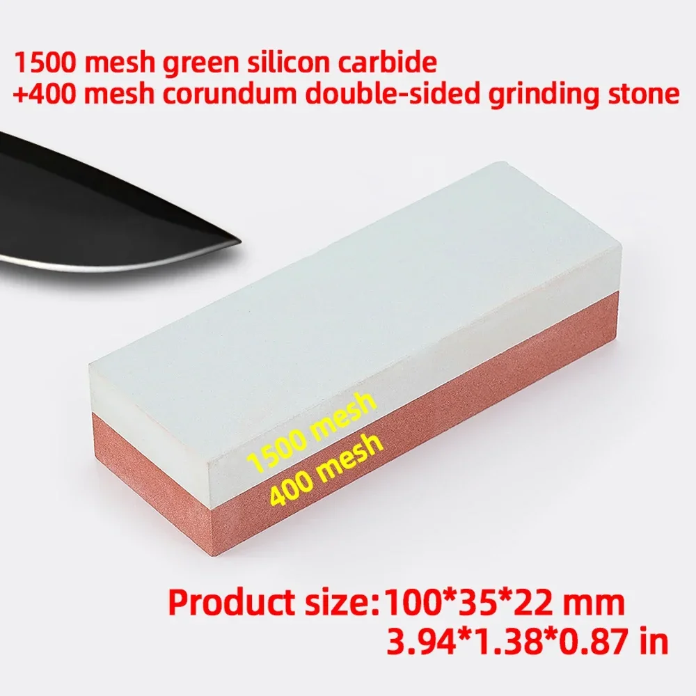 Professional Knife Sharpener 400/1500 Grit Dual Double-side Sharpening Stone Wetstone Grinding Stone Water Kitchen Tool knife sharpener kitchen knife sharpener knife sharpening stone diamond sharpening stone