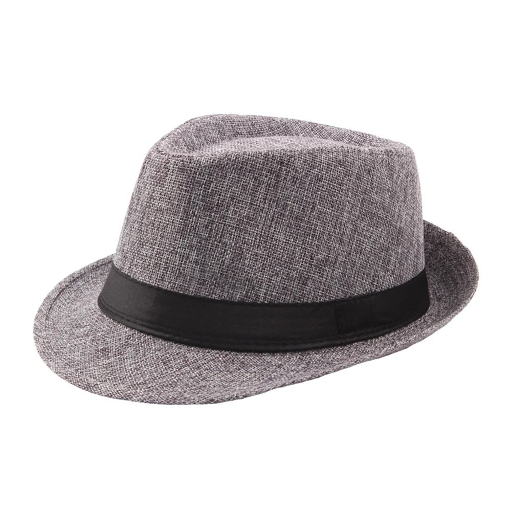 Fedora Hat Wide Brim Sun Solid Color Women Men Bucket Hats Cowboy Style Panama Fisherman Cap Jazz Cap Sun Hat