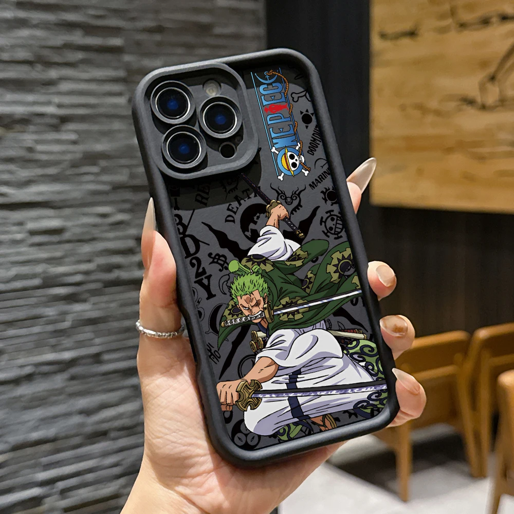 One Piece Aces Zoros Design Protective Phone Case