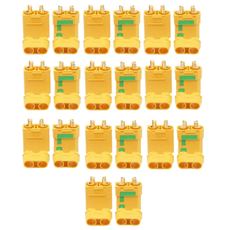 ABHS-10 Pairs XT90S XT90 Connector Anti-Spark Male Female Connector For Battery, ESC And Charger Lead