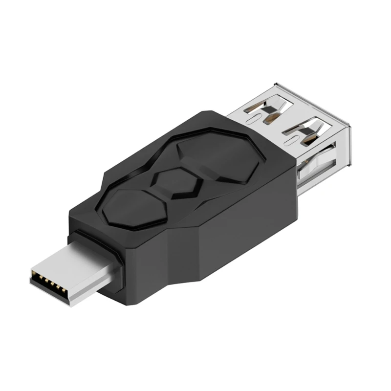 Micro to Mini USB Converter Adapter - Female to Male, 480Mbps Transfer Rate