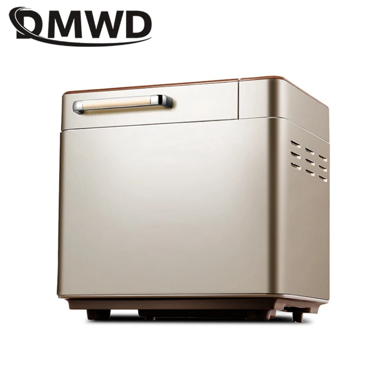 DMWD Household Automatic Bread Machine Intelligent Breakfast Sandwich Toast Maker DIY Cake Machine 25 Menus 13H Appointment 220V