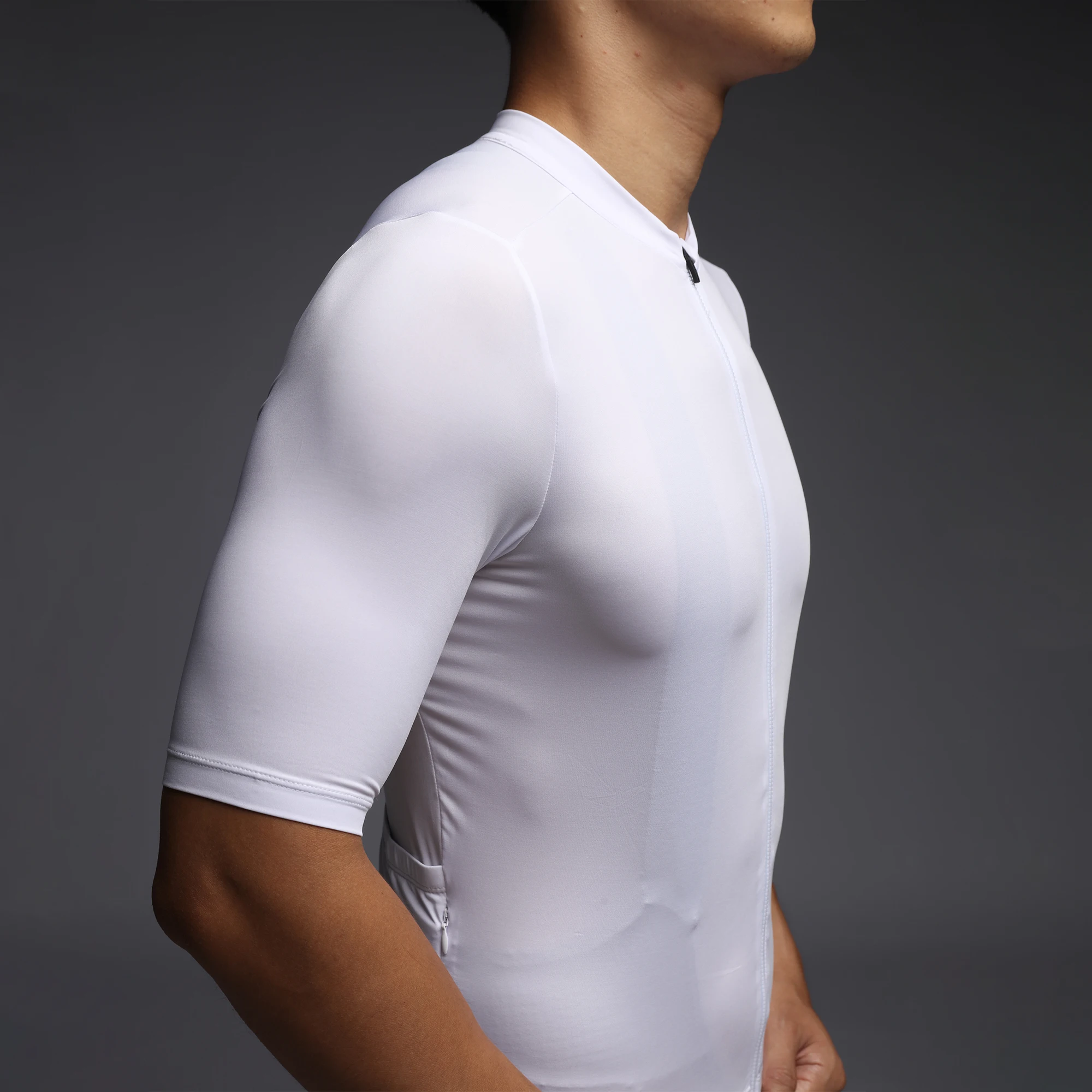 RISESBIK Cycling Jersey Man Race Fit Lightweight Bike Shirt Short Sleeve Mens Cycle Clothing Bicycle Clothes Tops UPF+50 5