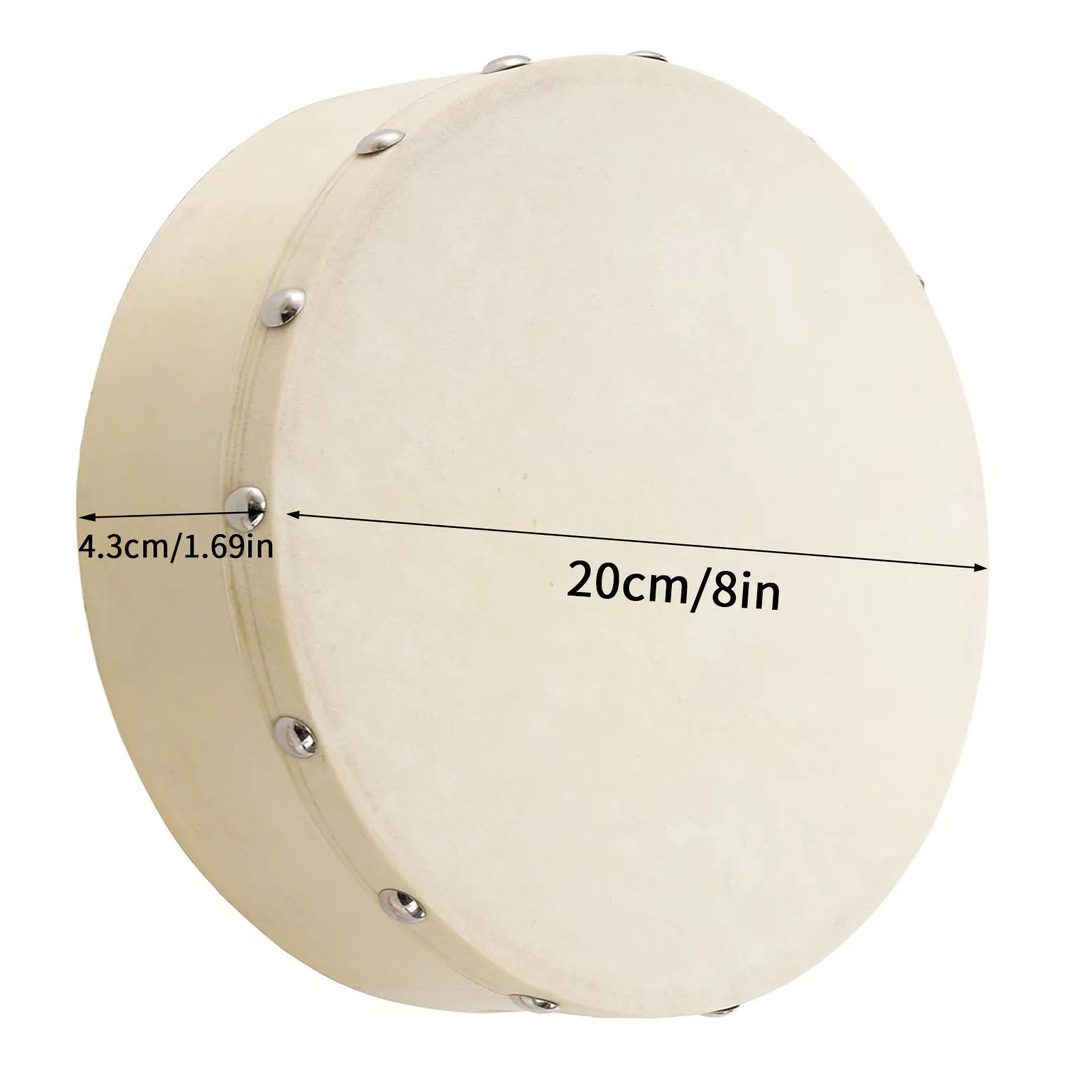 Hand Drum Frame Drums For Kids Percussion Wood Frame Drum With Stick Musical Instrument For Kids Drums Beginners Adults