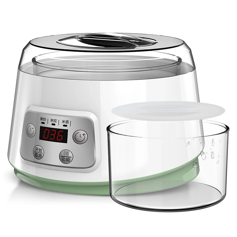 1.3L Automatic Yogurt Machine Constant Temperature Fermentation Rice Wine Machine Natto Machine Glass Liner 3 in 1 Yogurt Maker 5