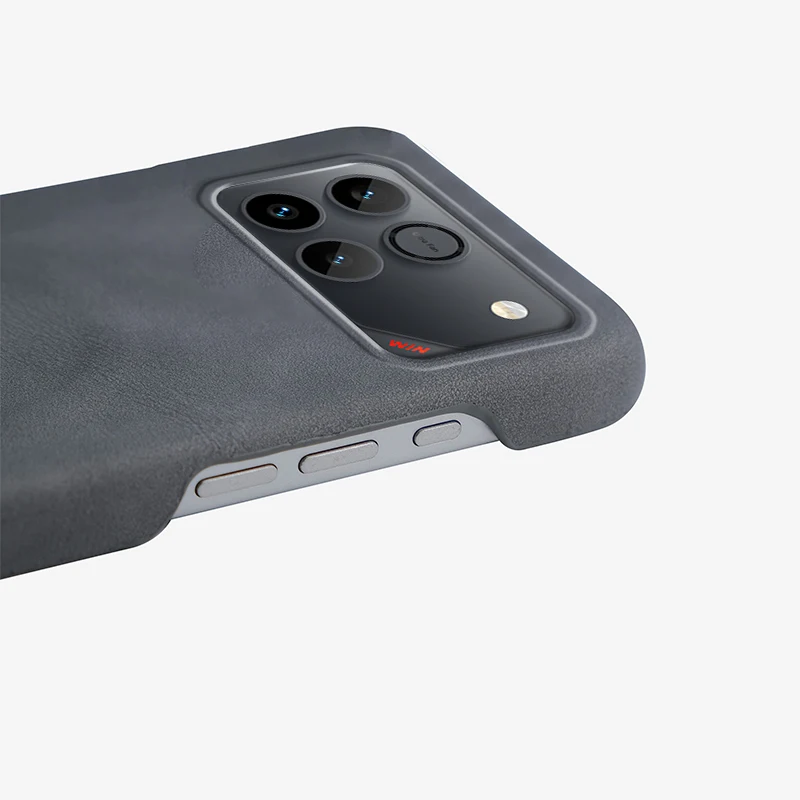 Enhanced Leather Frameless Shockproof Magnetic Wireless Charging Case