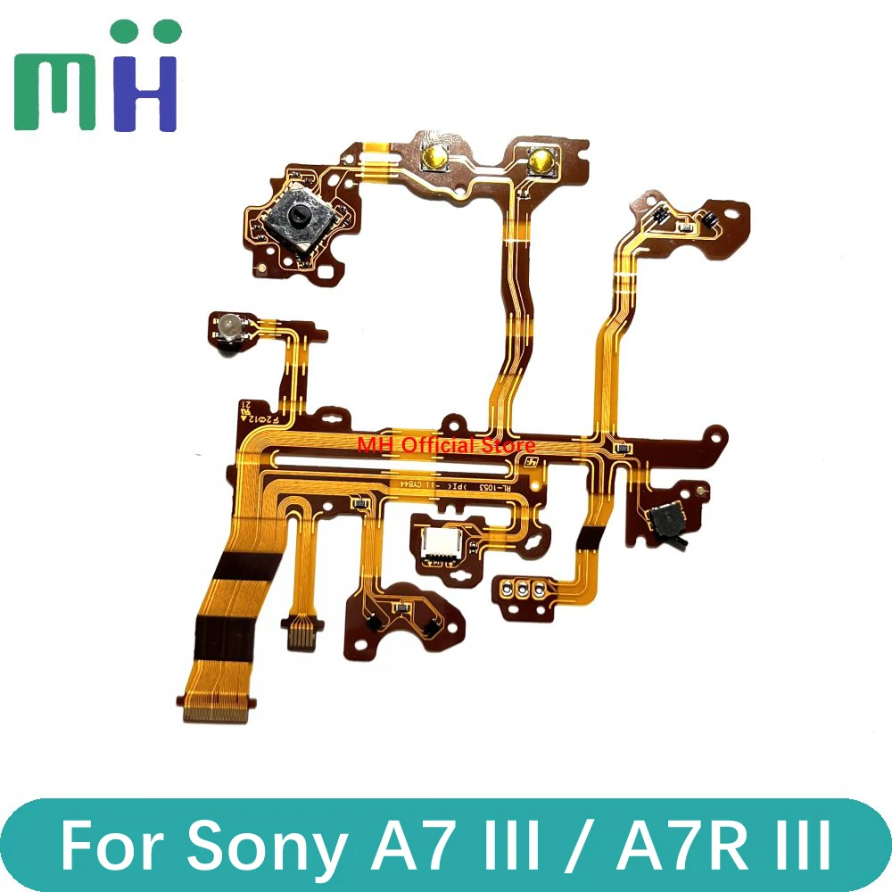  A7III A7RIII A7M3 A7RM3 상단 커버 셔터 릴리즈 버튼 플렉스 전원 스위치 모드 다이얼 플렉시블 케이블 A7 III A7R M3용