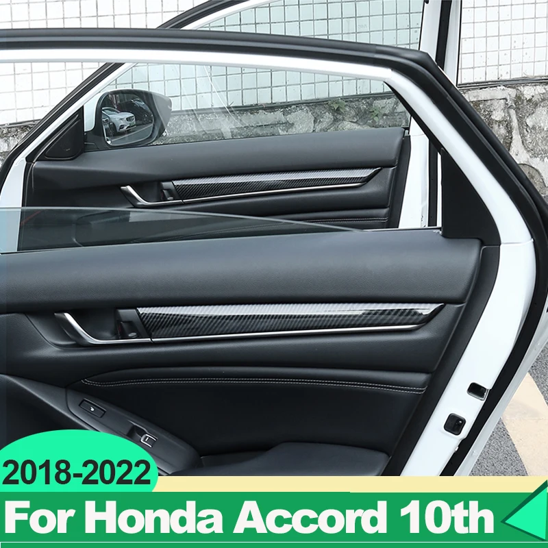 

For Honda Accord X 10th 2018 2019 2020 2021 2022 ABS Car Door Trim Cover Front Protector Strip Interior Auto Styling Accessories
