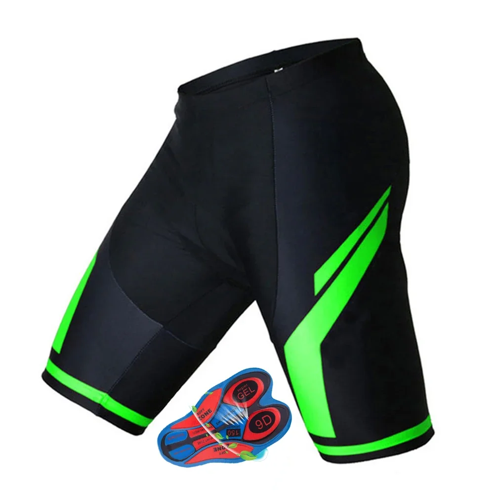 Nieuwe Heren Fietsbroek Zomer Fietsen 9d Gewatteerde Short Fiets Korte Panty Broek Mountainbike Ademende Korte Broek