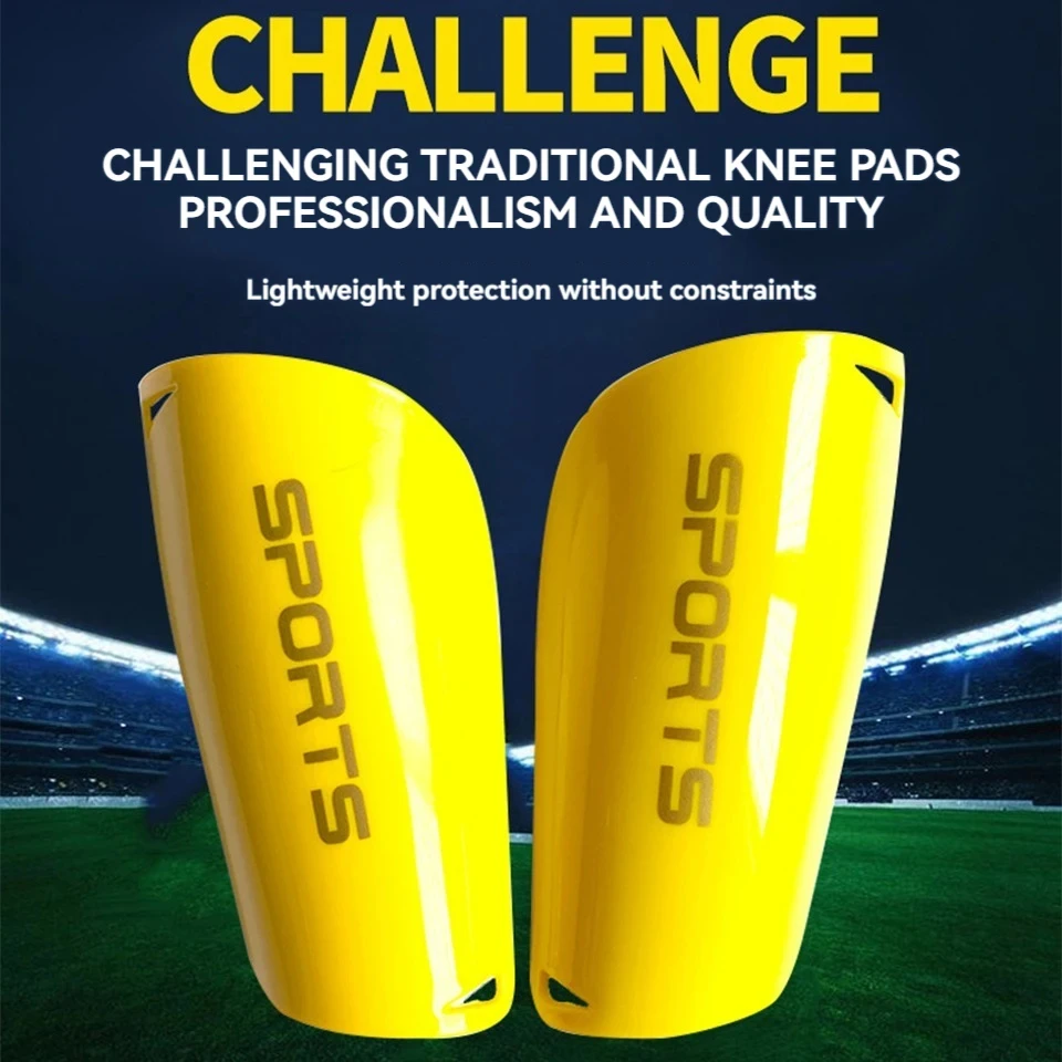 GOBYGO Football Leg Pads Thickened EVA Sponge Soccer Shin Pads Professional Training For Children Adults Light And Strong 1Pair