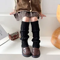 Kids Leg Warmers Knitted Leg Warmers Loose Socks Knee High Leg Warmers For Girls 3
