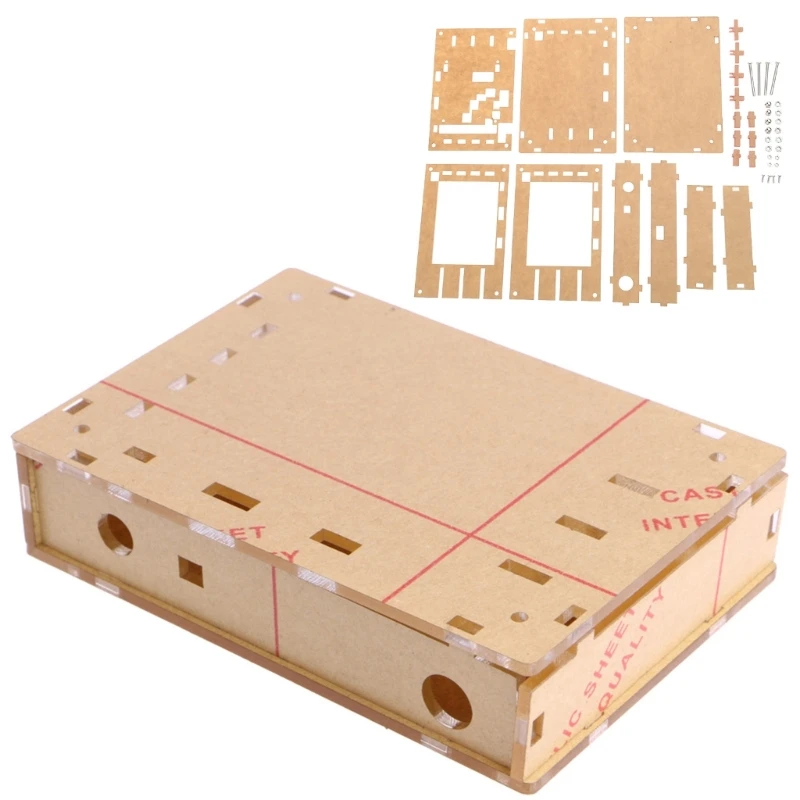 digital oscilloscope color screen oscilloscope 69HF Acrylic DIY Clear Shell Case for 2.4" TFT Digital Oscilloscope Kit