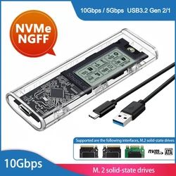 Enhanced Solid State Drive Enclosure with Intelligent Health Monitoring (NGFF  NVME)
