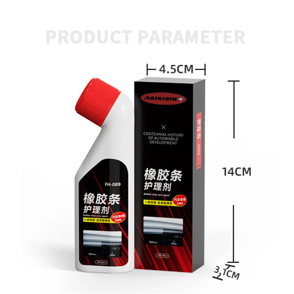 Car Plastic and Rubber Restore Coating Agent Auto Rubber Repair Cleaner Refresh Restoration Agent Black Shine Seal Brighten