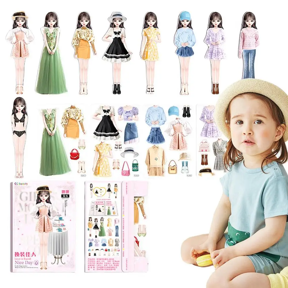 Magnetic Paper Dolls Creative Funny People Clothes Dress Up Dolls Child Pretend Play Toys Puzzles Game For Girls Kids Boys 24 Magnetic Paper Dolls Creative Funny People Clothes Dress Up Dolls Child Pretend Play Toys Puzzles Game For Girls Kids Boys