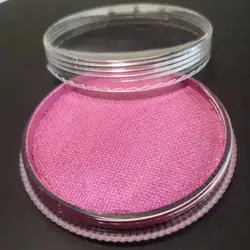 Radiant Metallic Pearly Face & Body Paint with Water - Activated Shiny Eyeliner (Pearly rose)