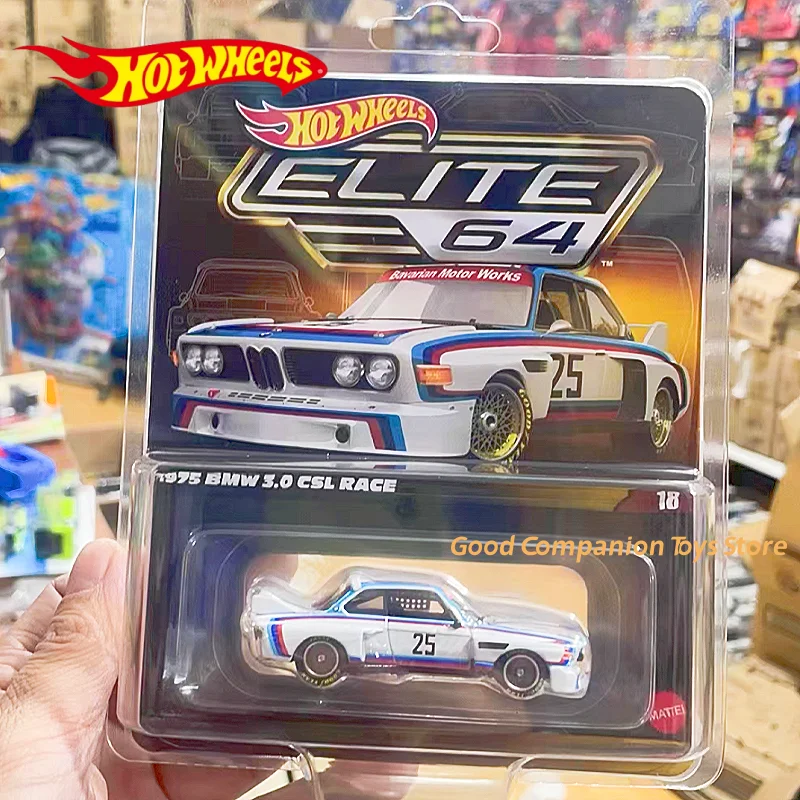 In Stock Hot Wheels RLC Elite 64 Series 1975 BMW 3.0 CSL RACE 1/64