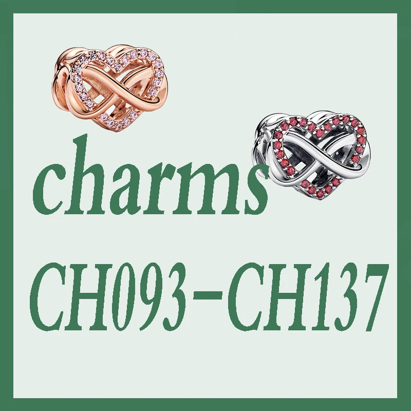

2022 New Pre-Fall Collection High Quality Fine Sterling Silver 925 Charm CH093-CH137
