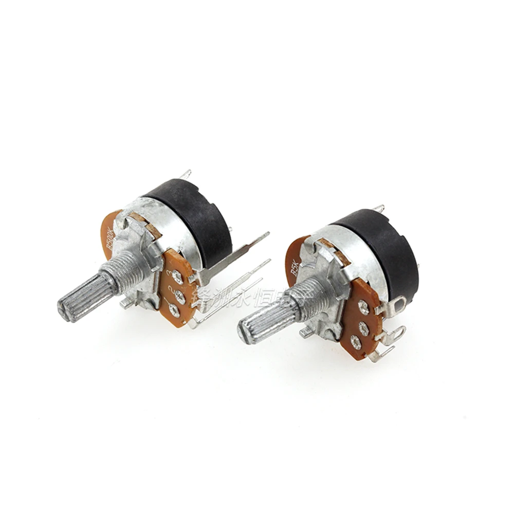Dimming Speed Potentiometer With Switch WH138-1 B5K B10K B20K B50K B100K B250K B500K 2PCS