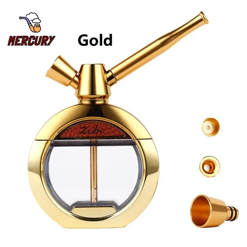 MERCURY Double Filter Water Smoking Pipe Zinc Alloy Hookah Set For Men and Women Dry Herb Grass Tobacco Pipes tobacco pipe,herb smoking pipe,smoking pipe,hookah water pipe