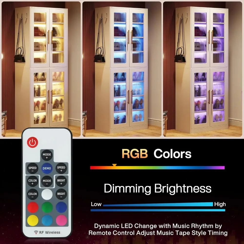 LED Shoe Storage Cabinet 6