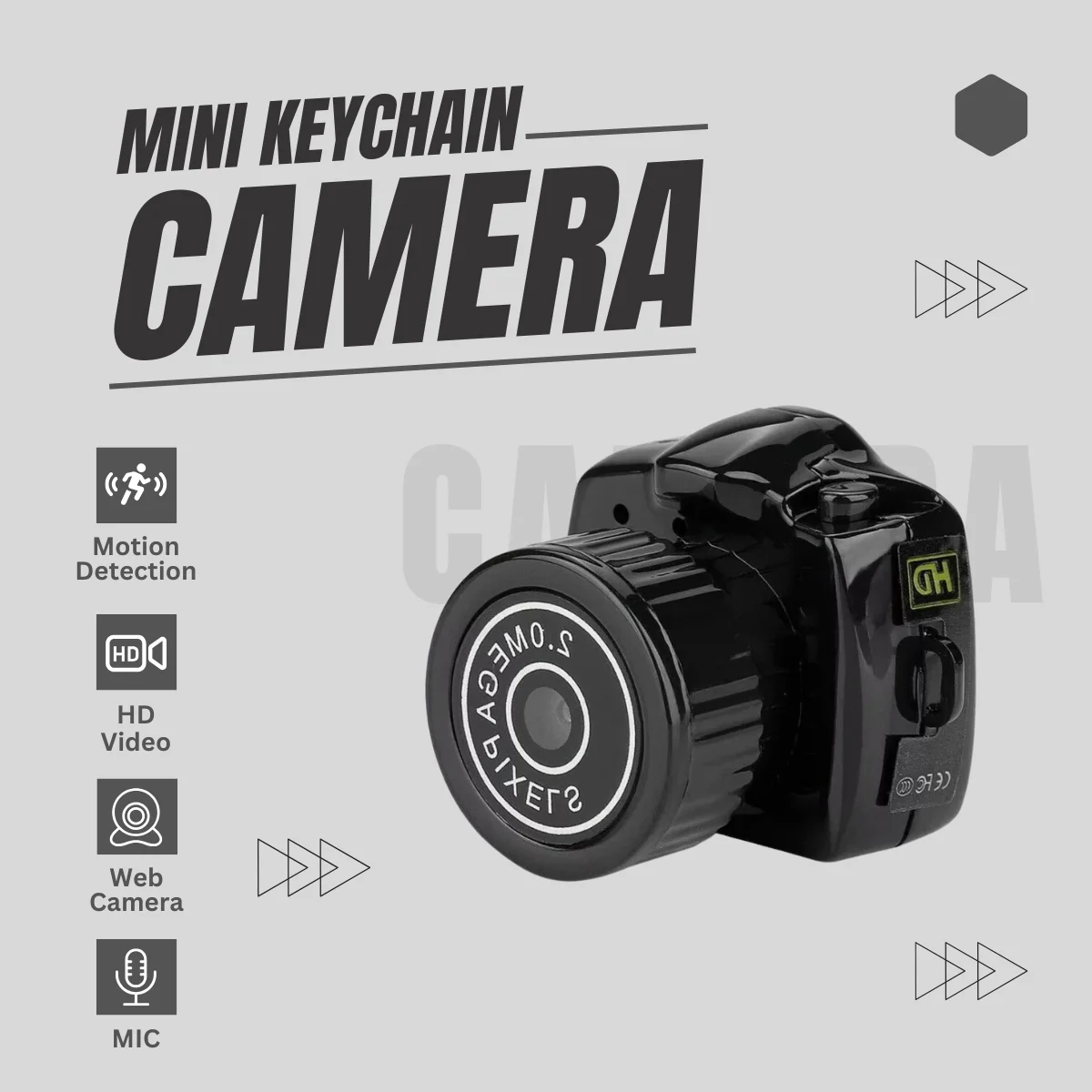 Key Once Camera Usb Mini Camera Portable Surveillance DVR Video Recorder Security Camera ...