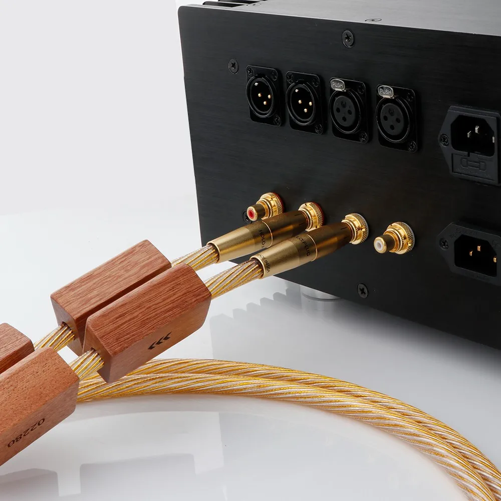 Nordost-cabo de Áudio Rca Banhado a Ouro Rca Xlr Plug para cd e Dvd Player Odn2 Ofc Super Referência Odin 8n - Image 2