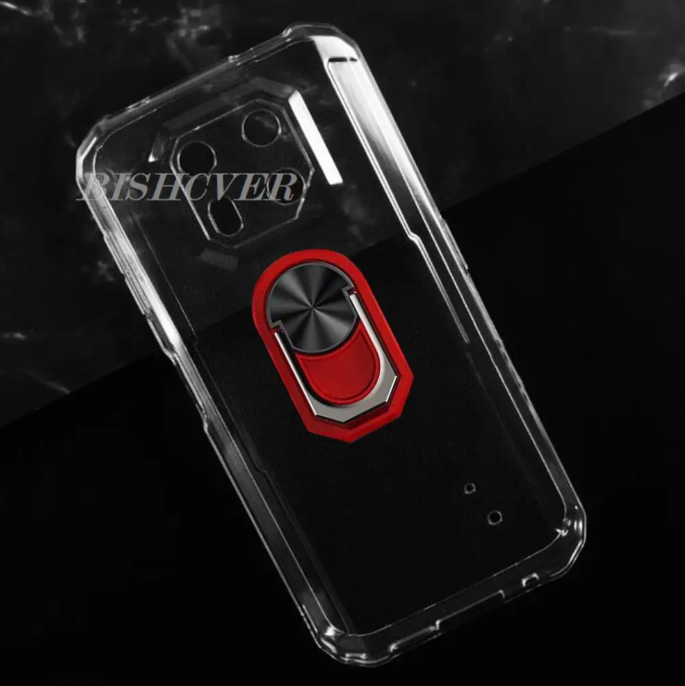 For Ulefone Armor 22 Armor22 6.58" 2023 Back Ring Holder Bracket Phone Case Smartphone TPU Soft Silicone Cover 2
