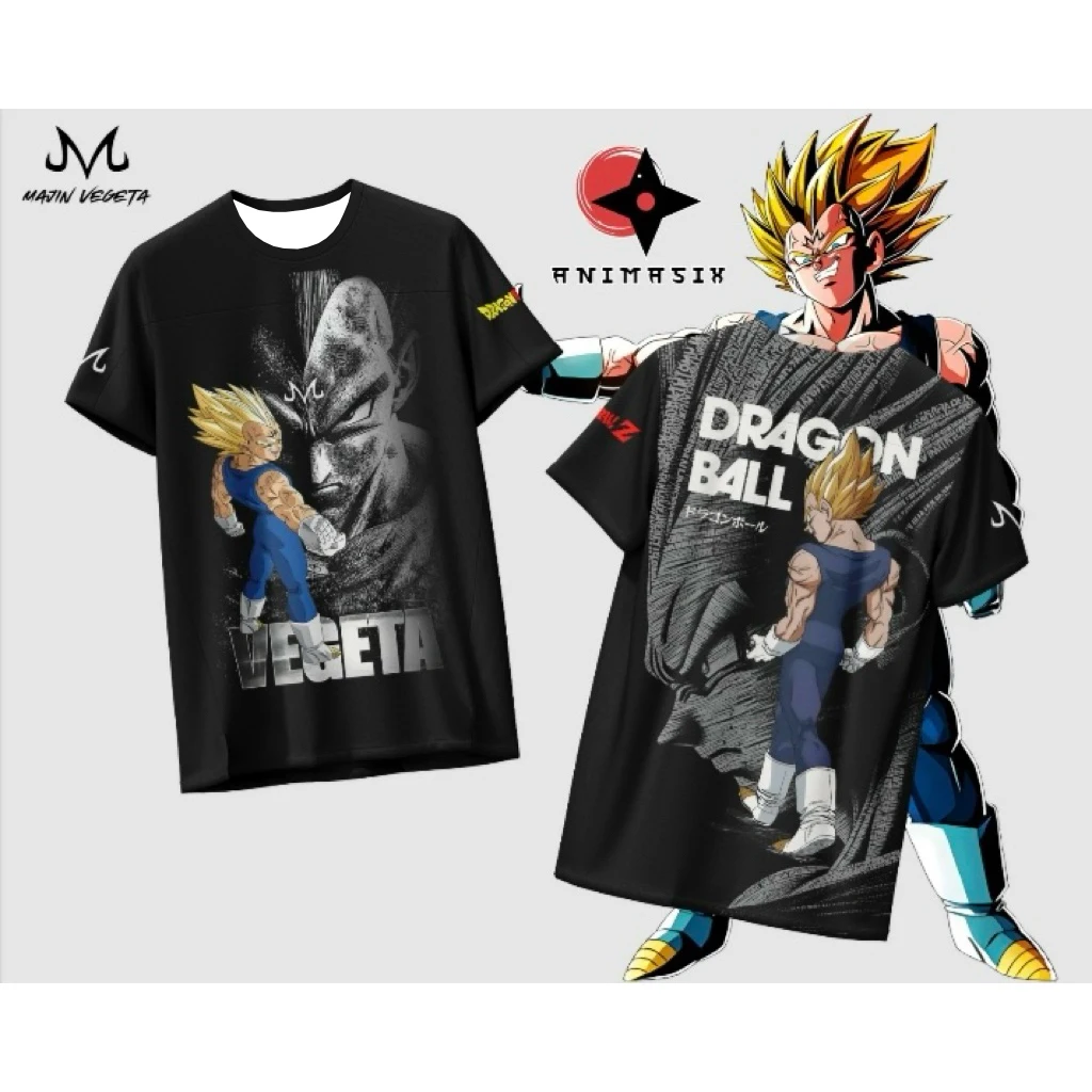 2026 Sommer Dragon Ball Retro Fitness T-Shirt Herren Oversize 3D-Druck Kurzarm Familien-Unisex Kinder-Sportshirt – Detail 11