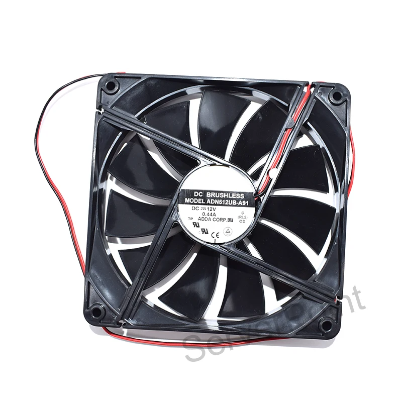 

Brand New 135*135*25MM Cooler For ADN512UB-A91 1U DC 12V 0.44A 2 Wires Square Server Cooling Fan