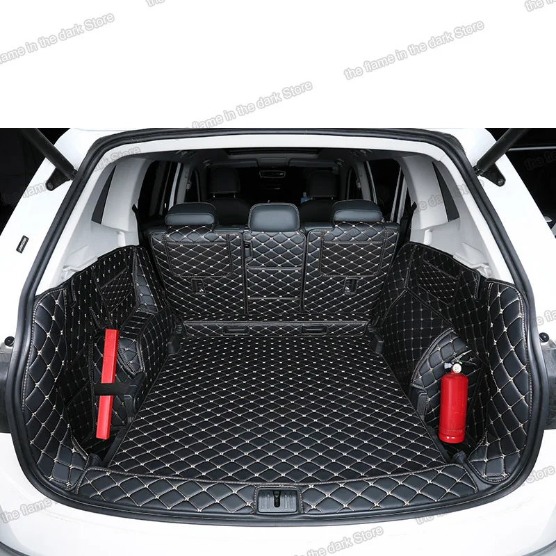 Leather Car Trunk Mat Cargo Liner For Volkswagen Tiguan X Vw 2020 2021