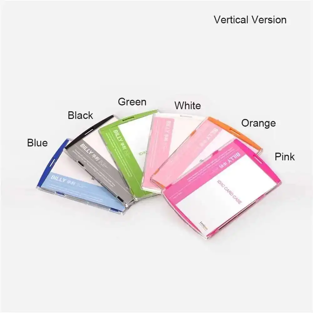 Id Acrylic Case Business Card Holder Employee Badge Company Supplies (large Puls Size 105*74mm)