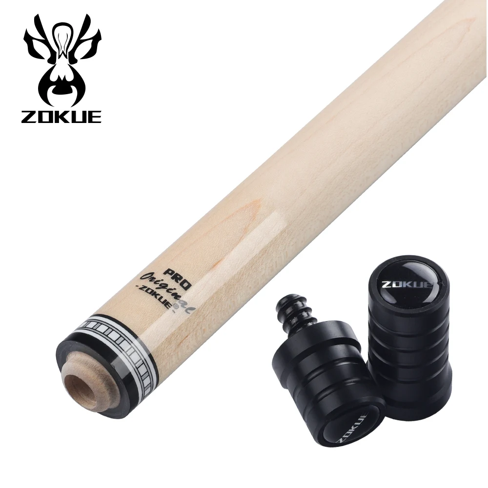 ZOKUE 캐롬 스틱 전문 캐롬 당구 큐, 한국 3 쿠션 당구 큐 캐롬 테이퍼, 12mm 팁, 142 cm 리브레 큐, 케이스 포함
