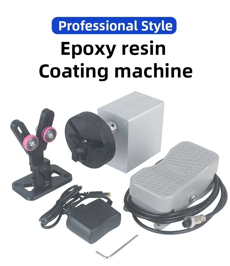 DIY Elektrische Angelrute Epoxy Rotary Applikator Angelrute Reparatur Kits Micro Wicklung Epoxy Maschine Luya Stange Umwandlung – Detail 13