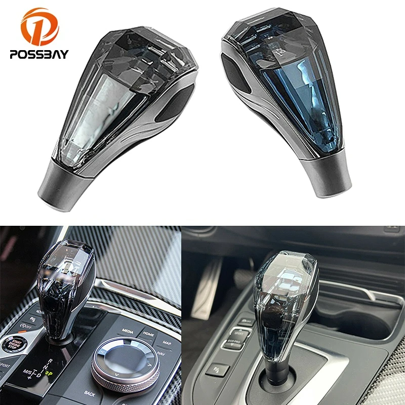 Car Crystal Gear Shift Knob Lever Shifter Handle Stick Universal