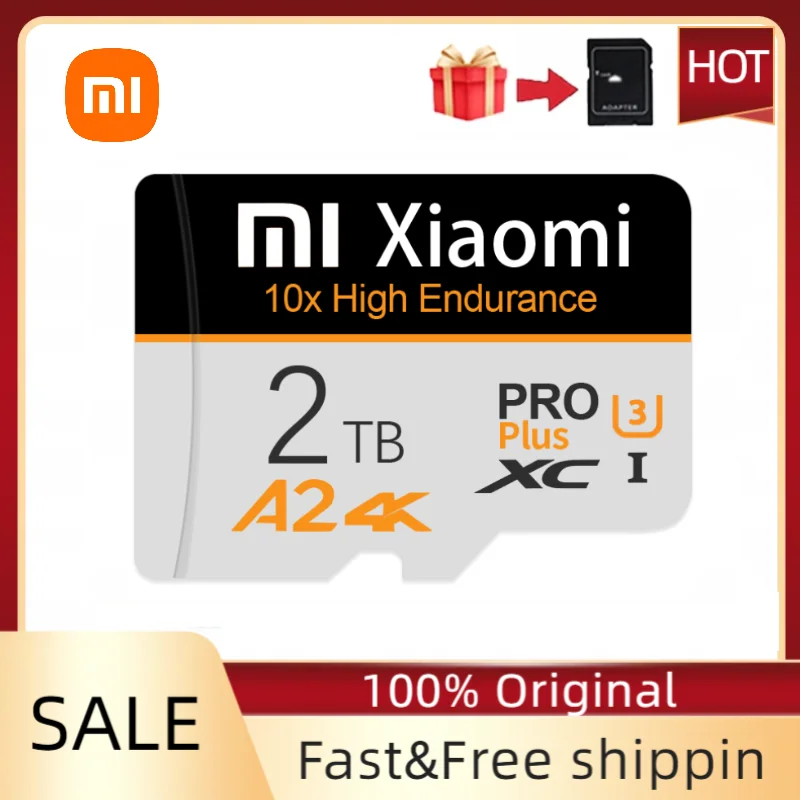 Xiaomi 1Tb Memory Sd Card 2Tb 128 256 512G High Speed Class10 Sd/Tf Flash Card Per Smartphone Table Pc Camera Flash Mini Sd Card