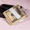 1Pcs Stainless Steel Money Clip Fashion Simple Silver Creative Banknote Clip Belt Clip Personality Bookmark Metal Ticket Folder 4