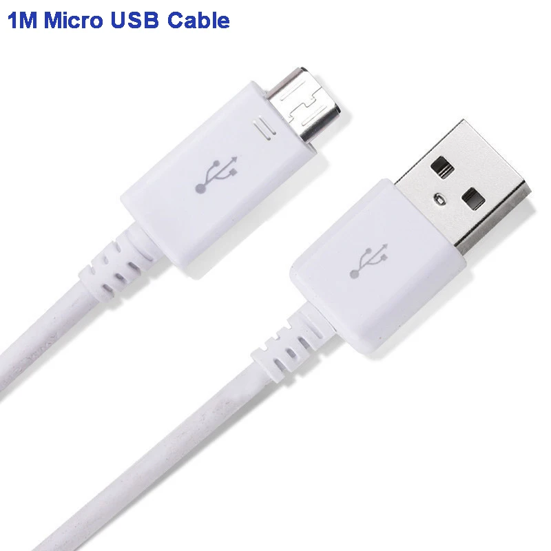 Cargador Rápido Adaptativo Original Compatible con Samsung Galaxy S3 S4 S6  S7 S7 Edge Note 5 Telefonos - [Cargador de Pared + Cable Micro USB de 5  Pies] - Verdadera Carga Digital Adaptativa Rápida 