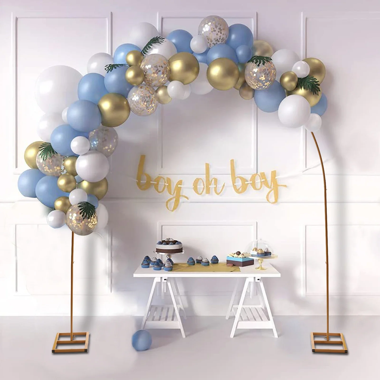 High-Quality Wedding Arch Stand, Iron Construction, 0.7mm Thickness, Smooth Surface, Easy to Assemble and Clean, Versatile for