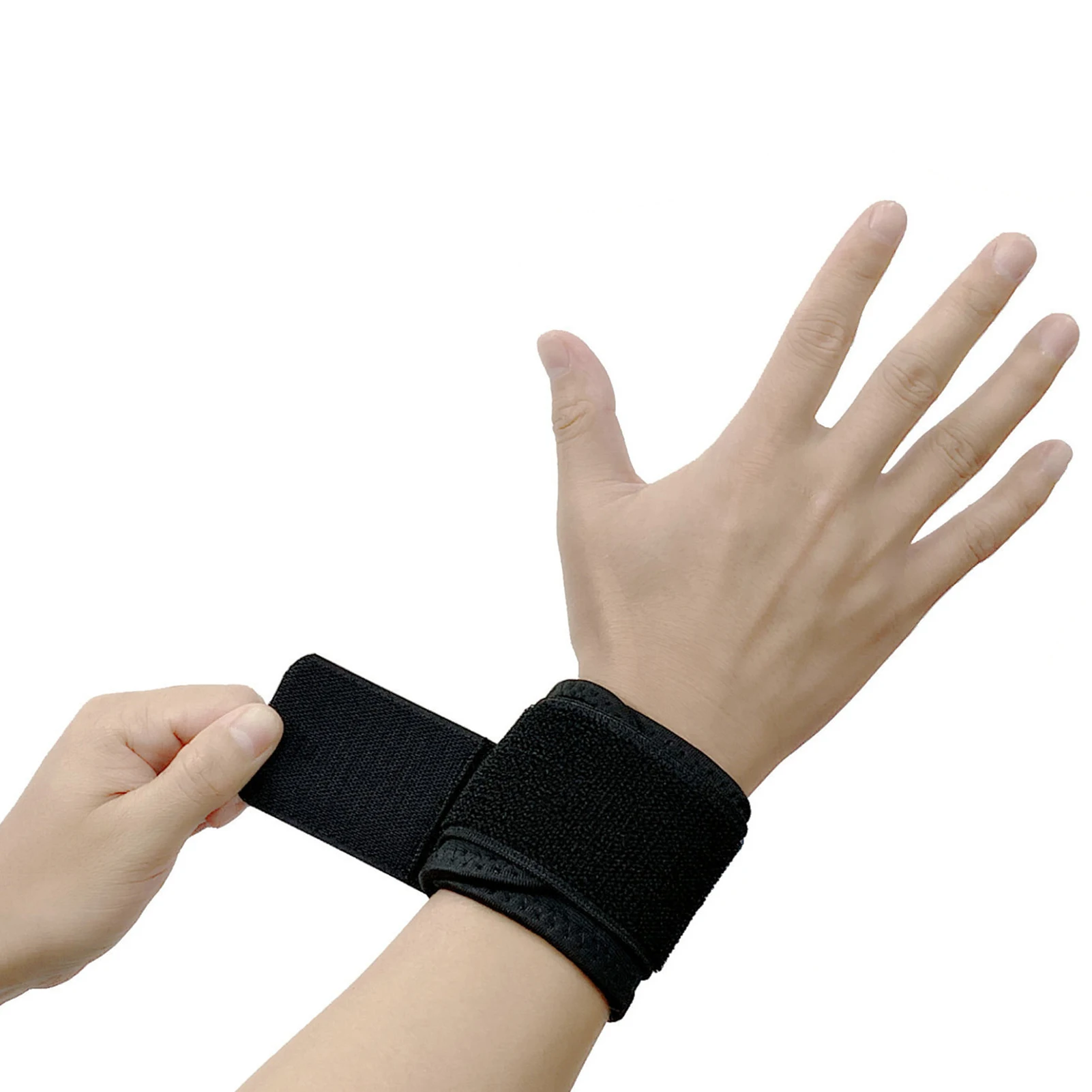 

2pcs Wrist Support Wrist Compression Strap Weightlifting Wrist Booster Improve Workout Breathable Carpal Tunnel
